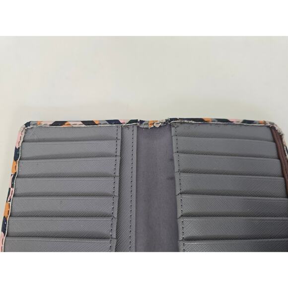 FOSSIL Geometric Print Wallet Multicolor Snap Closure Boho Retro Style Y2K - Picture 7 of 7